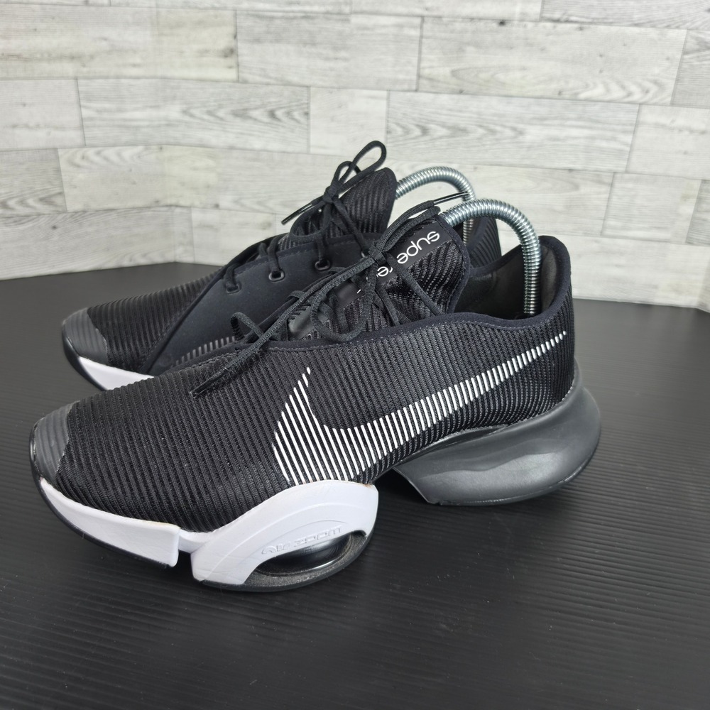Nike Air Zoom SuperRep HIIT Training Shoes Black White CU5925-001 Womens Size 10
